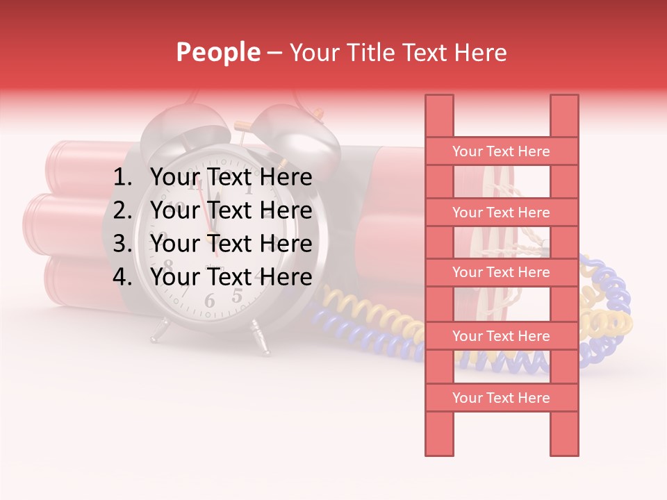 Agression Explode Sabotage PowerPoint Template