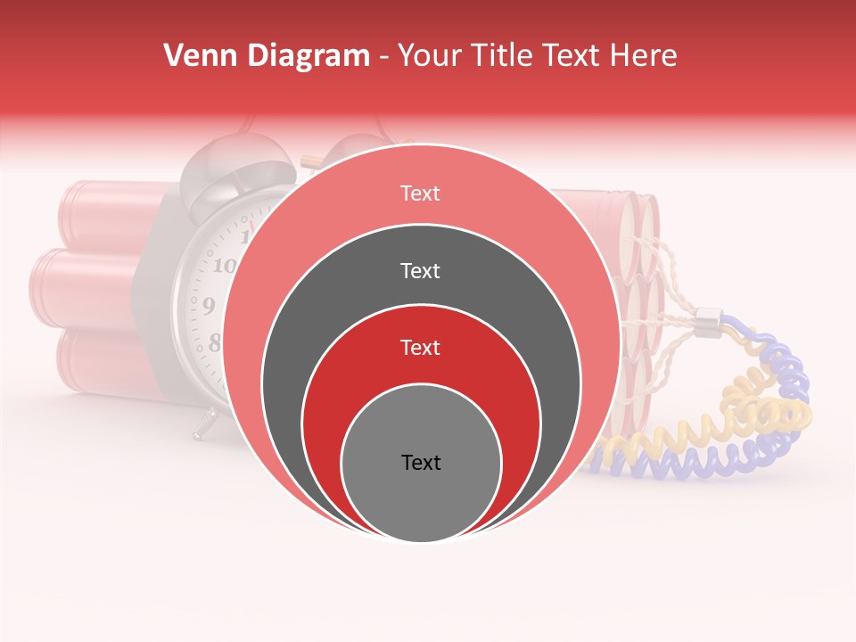 Agression Explode Sabotage PowerPoint Template