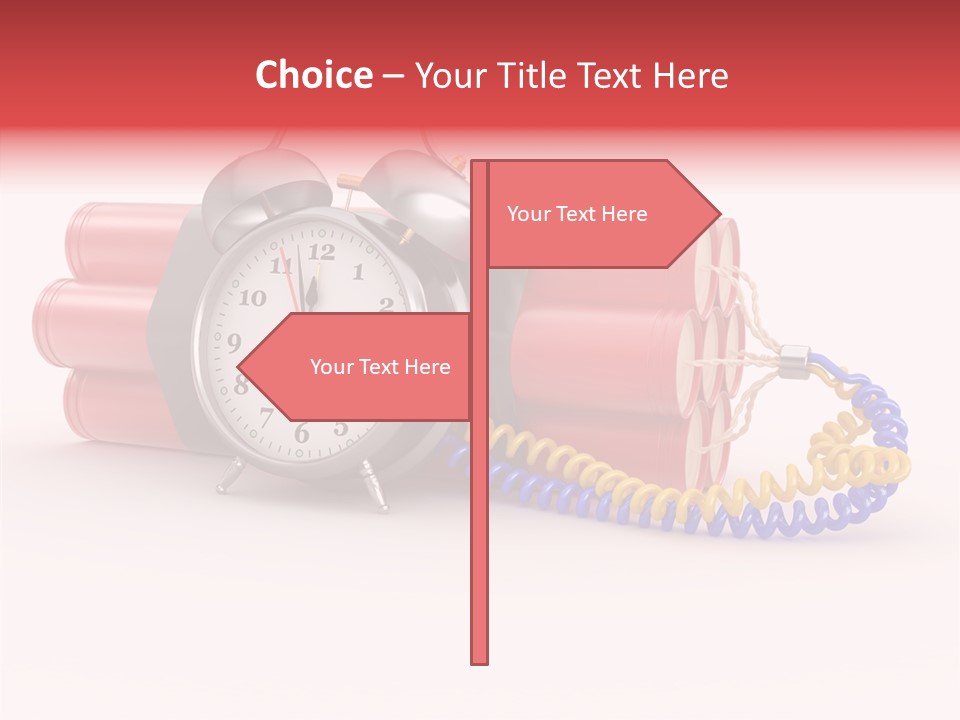 Agression Explode Sabotage PowerPoint Template