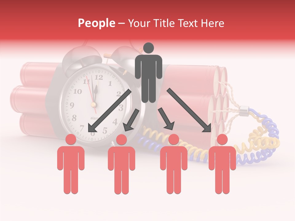 Agression Explode Sabotage PowerPoint Template