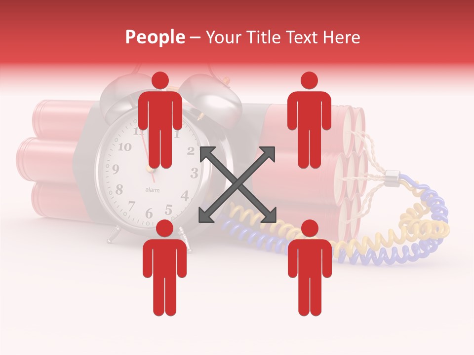 Agression Explode Sabotage PowerPoint Template