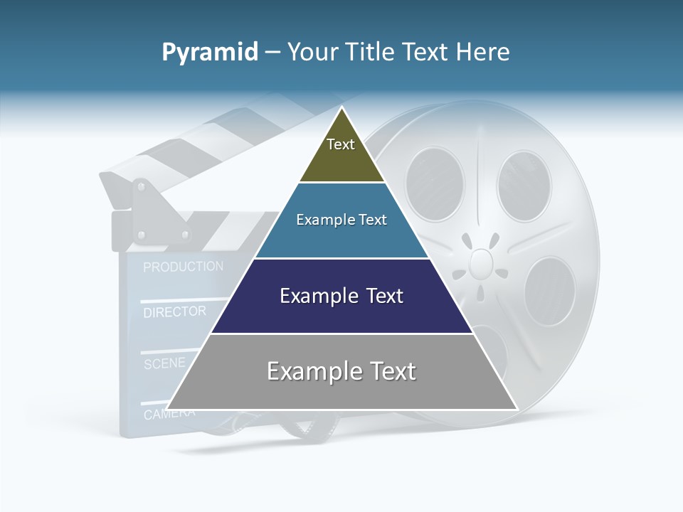 Circle Cinematography Container PowerPoint Template