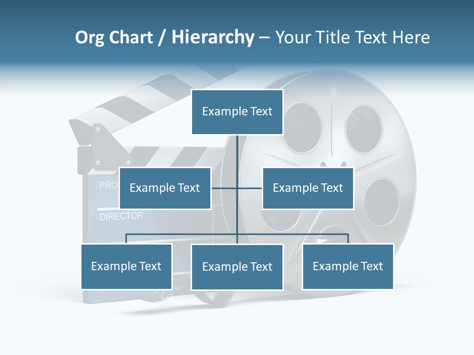 Circle Cinematography Container PowerPoint Template