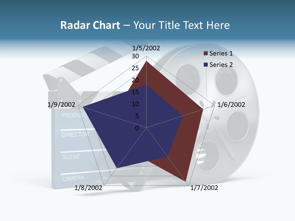 Circle Cinematography Container PowerPoint Template