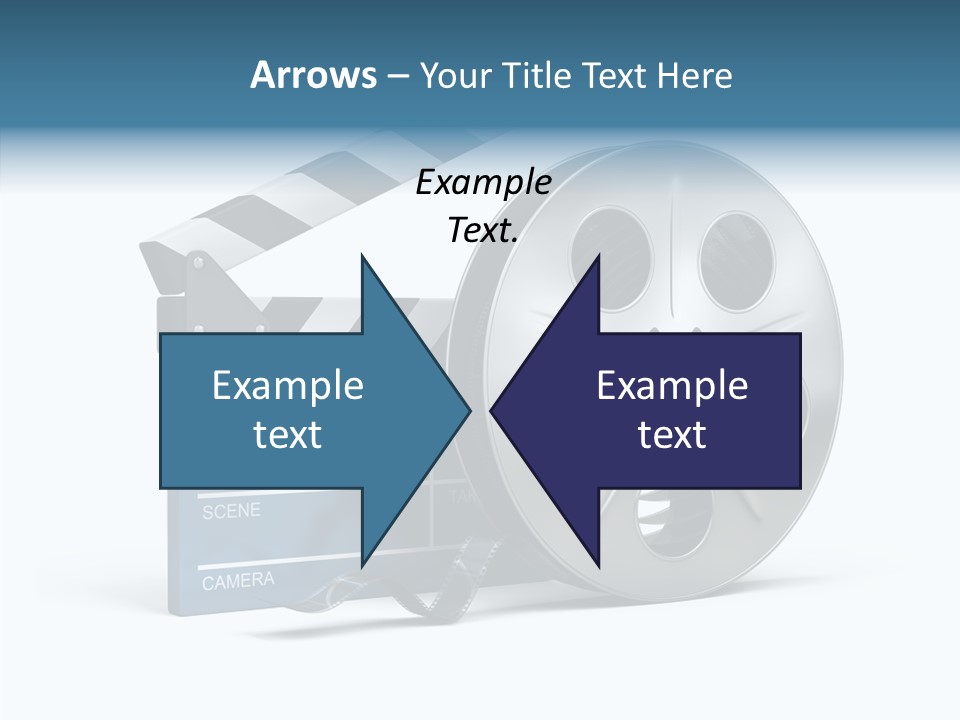 Circle Cinematography Container PowerPoint Template