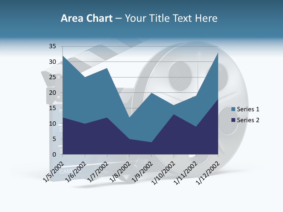 Circle Cinematography Container PowerPoint Template