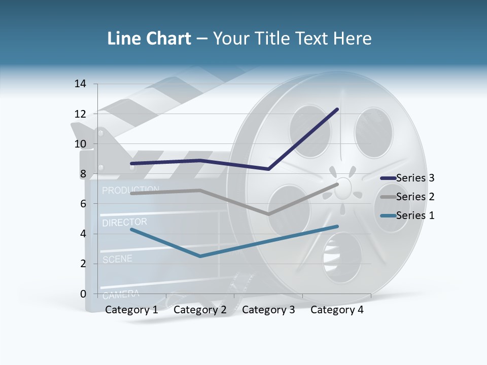 Circle Cinematography Container PowerPoint Template