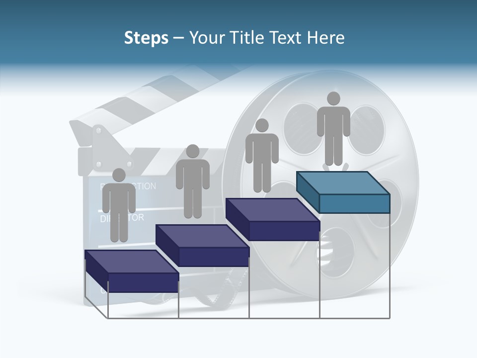 Circle Cinematography Container PowerPoint Template