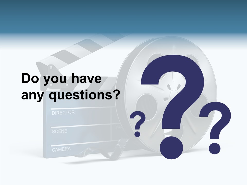 Circle Cinematography Container PowerPoint Template