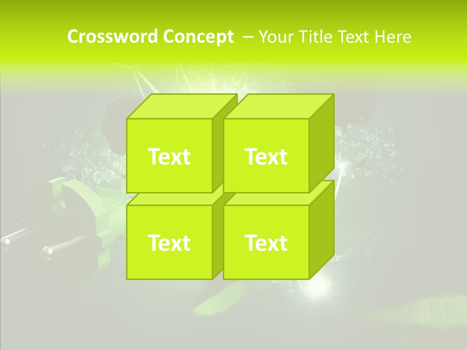 Windmill Produce Photovoltaic PowerPoint Template