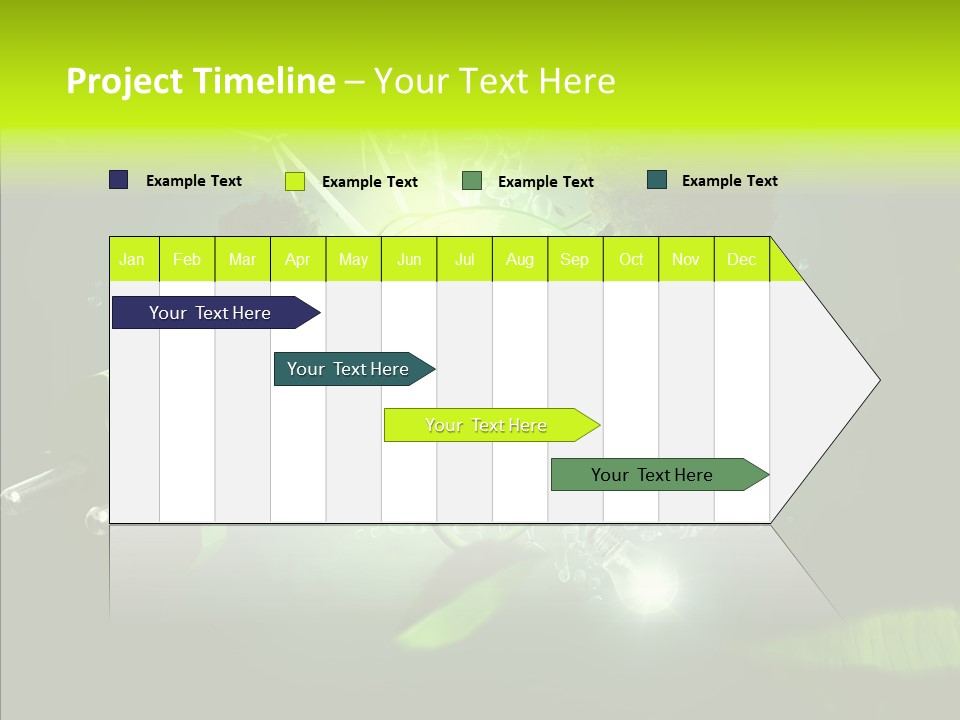 Windmill Produce Photovoltaic PowerPoint Template