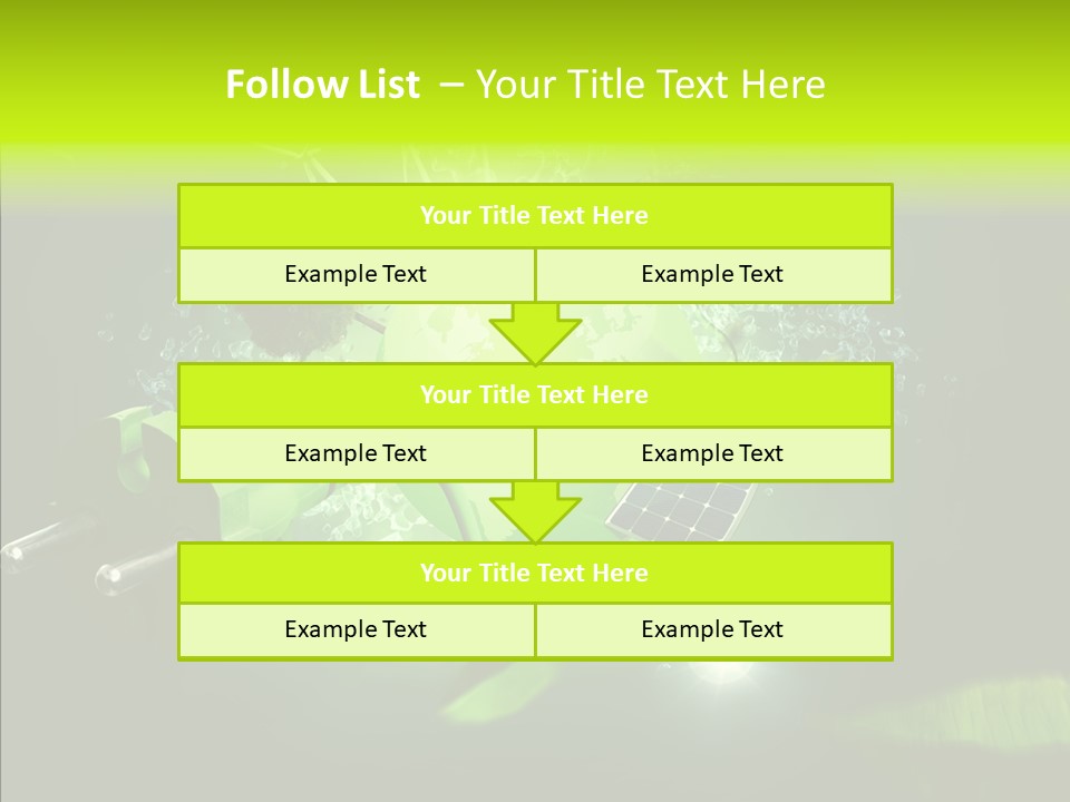 Windmill Produce Photovoltaic PowerPoint Template