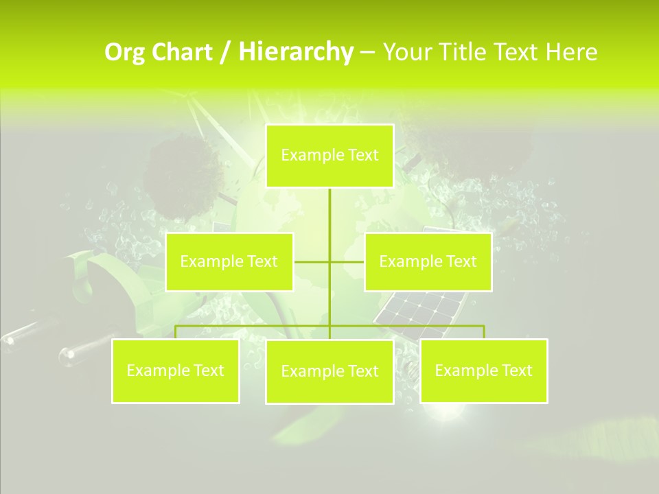 Windmill Produce Photovoltaic PowerPoint Template