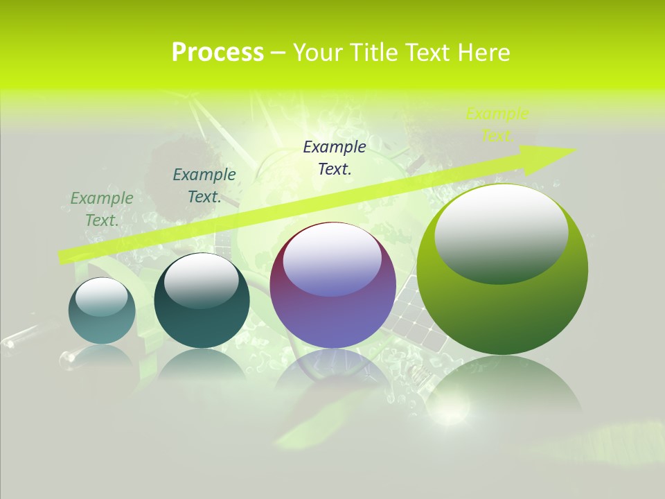 Windmill Produce Photovoltaic PowerPoint Template