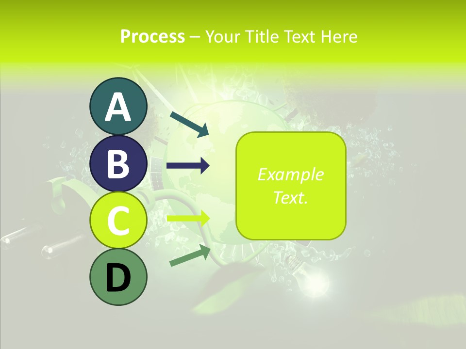 Windmill Produce Photovoltaic PowerPoint Template
