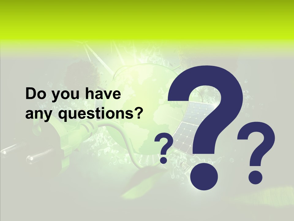 Windmill Produce Photovoltaic PowerPoint Template