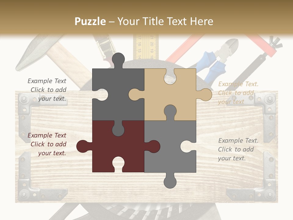 Work Hammer Handle PowerPoint Template