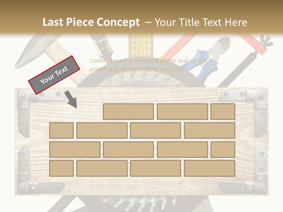 Work Hammer Handle PowerPoint Template