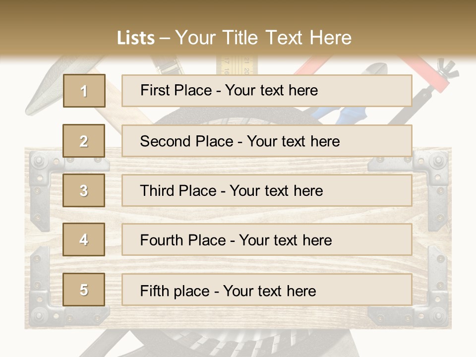 Work Hammer Handle PowerPoint Template