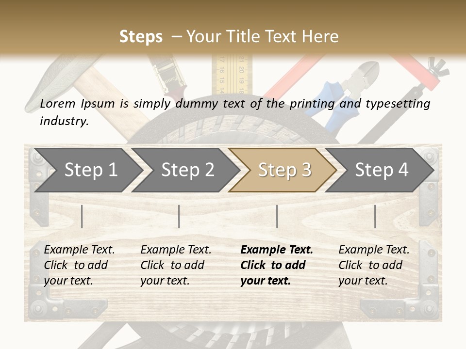 Work Hammer Handle PowerPoint Template