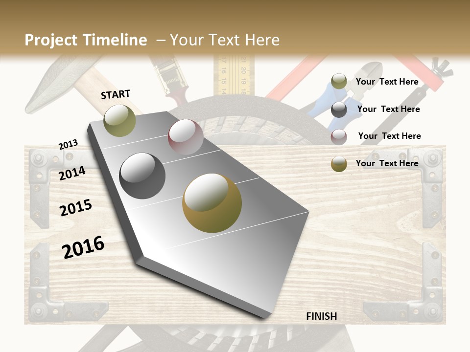 Work Hammer Handle PowerPoint Template