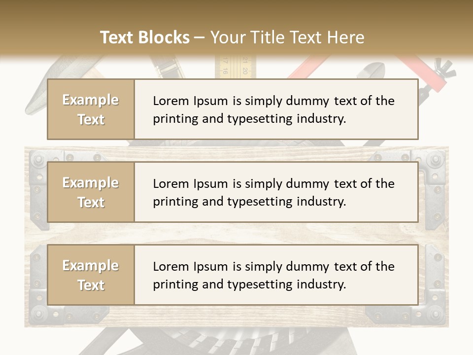 Work Hammer Handle PowerPoint Template