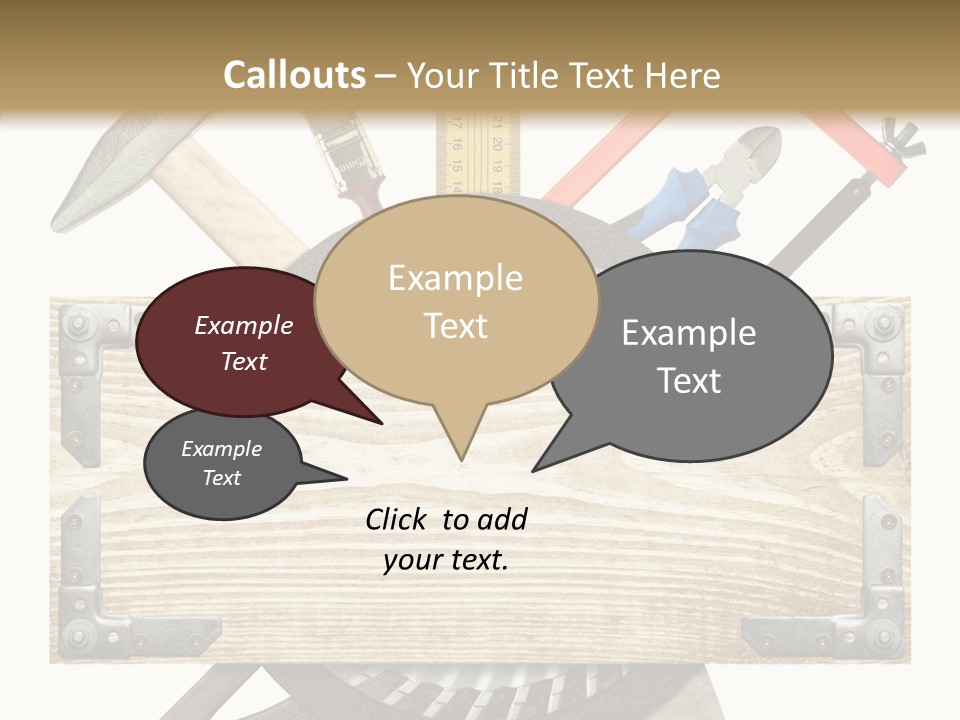 Work Hammer Handle PowerPoint Template