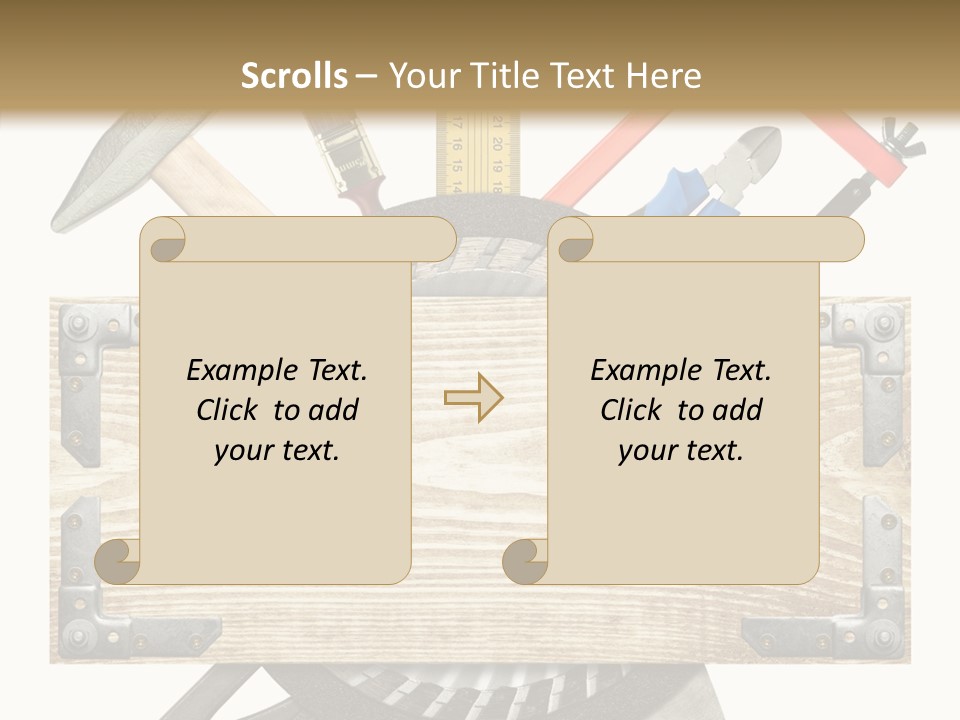 Work Hammer Handle PowerPoint Template