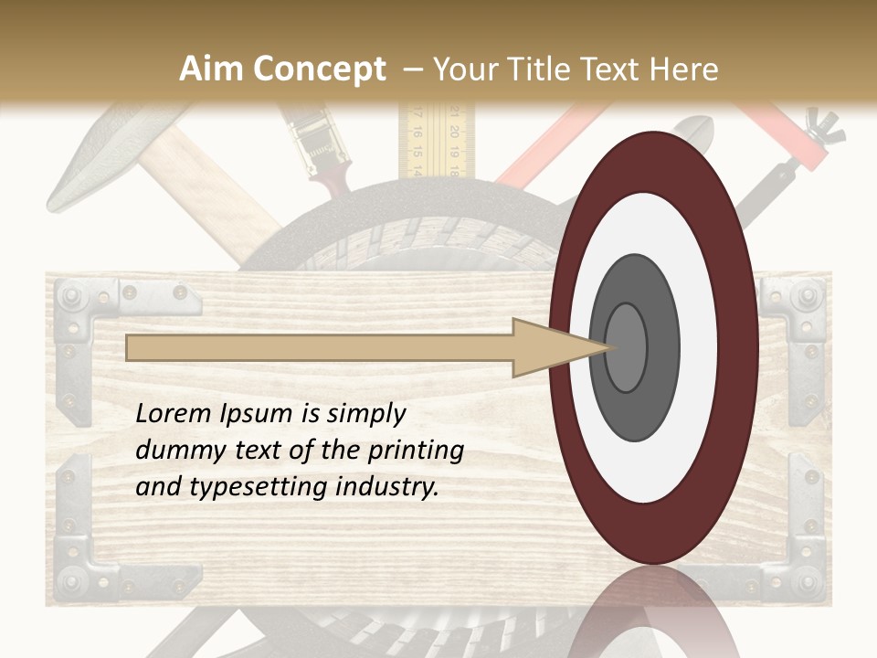 Work Hammer Handle PowerPoint Template