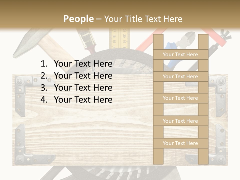 Work Hammer Handle PowerPoint Template