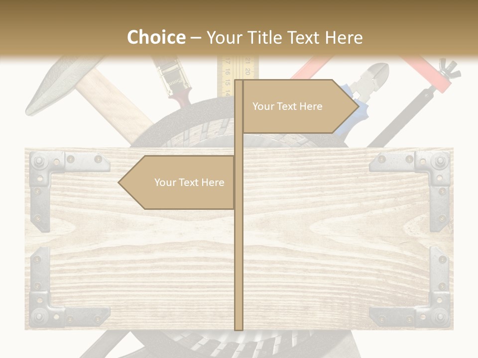 Work Hammer Handle PowerPoint Template