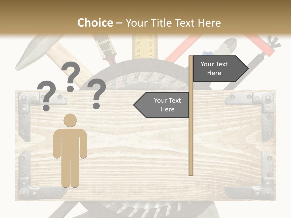 Work Hammer Handle PowerPoint Template
