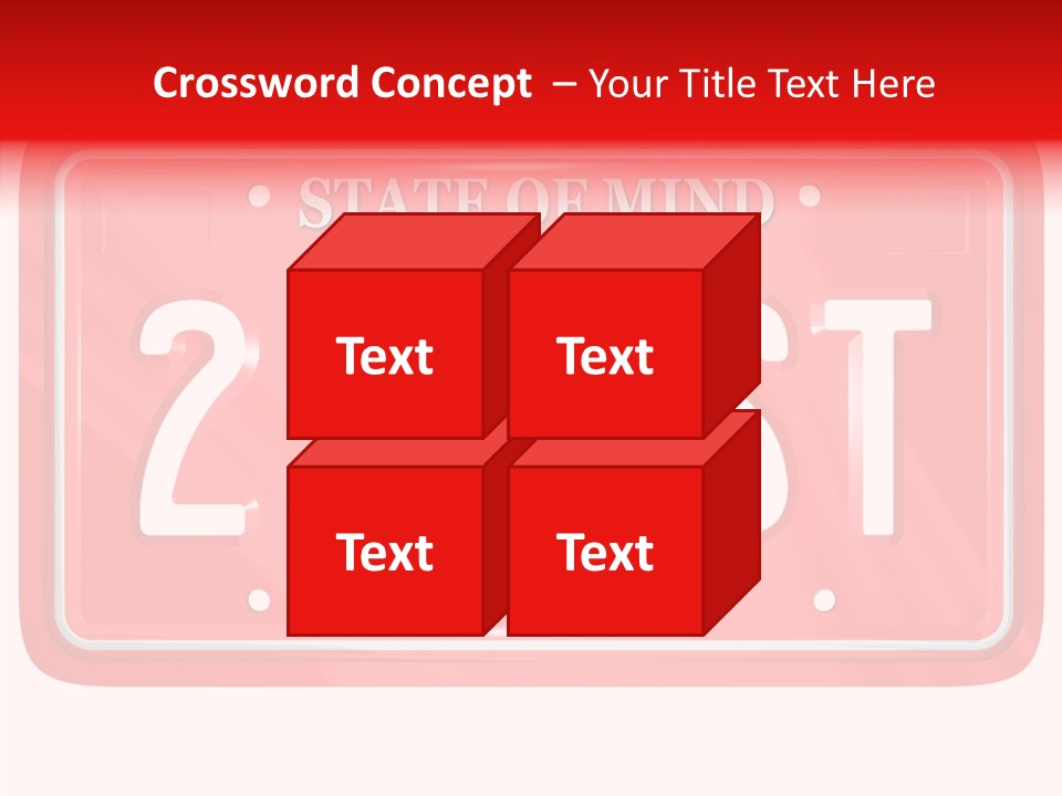 Two Spelling Mind PowerPoint Template