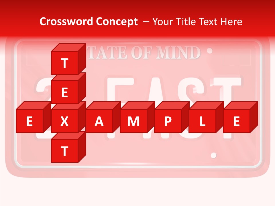 Two Spelling Mind PowerPoint Template