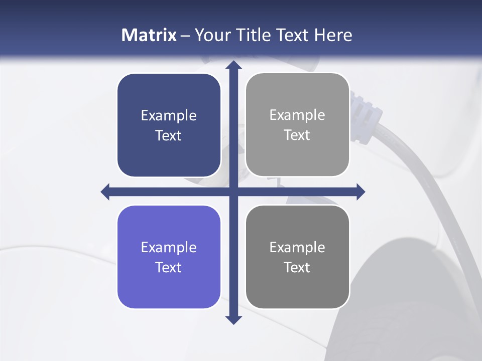 Electric Plug Automobile Sustainable PowerPoint Template