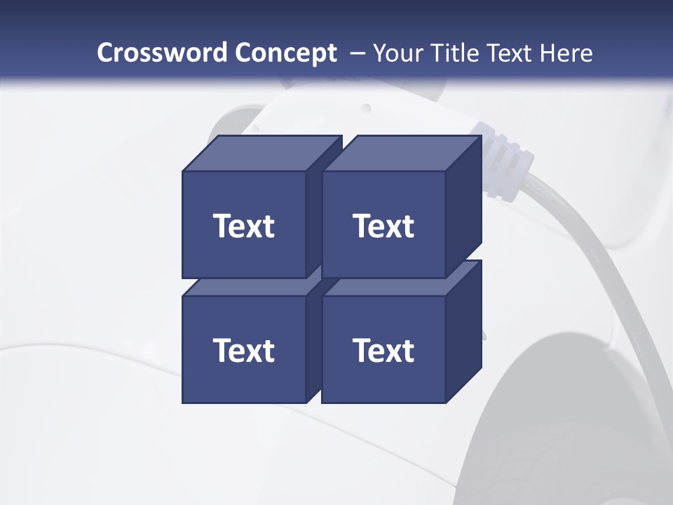 Electric Plug Automobile Sustainable PowerPoint Template