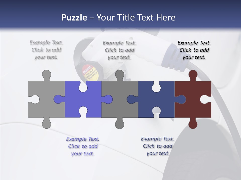 Electric Plug Automobile Sustainable PowerPoint Template