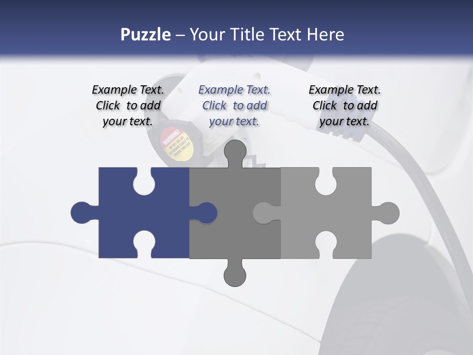 Electric Plug Automobile Sustainable PowerPoint Template