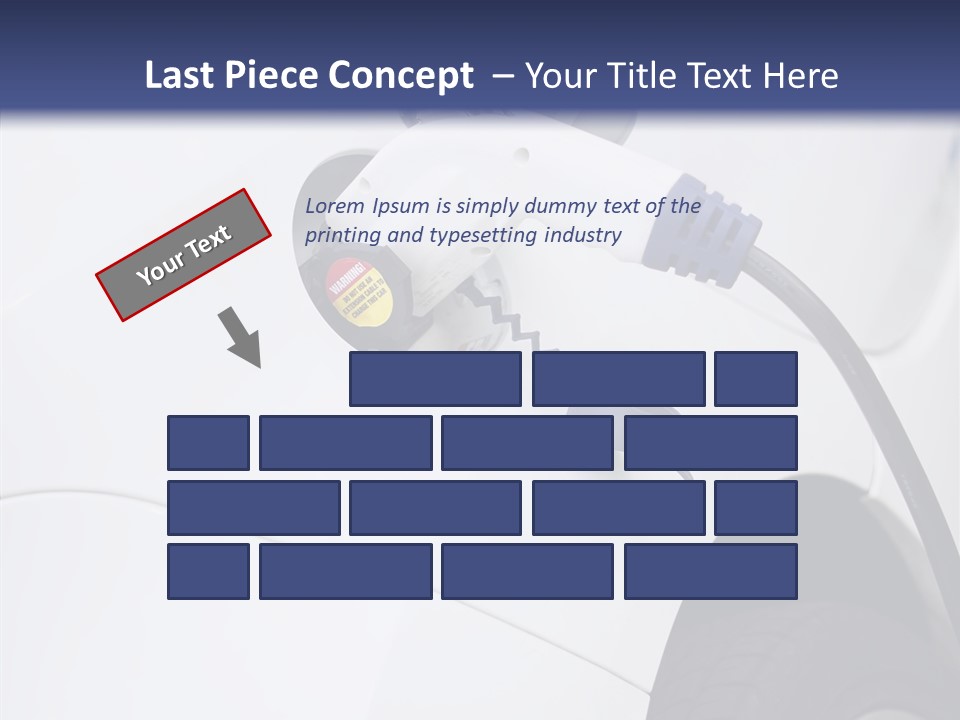 Electric Plug Automobile Sustainable PowerPoint Template