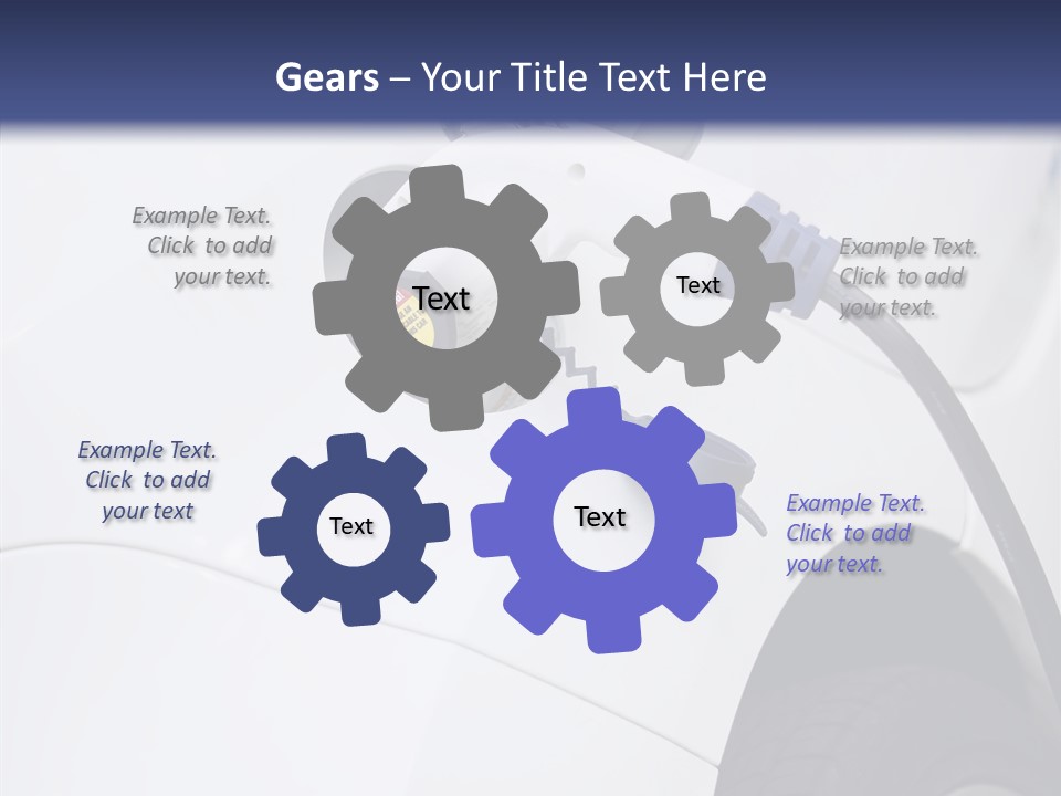 Electric Plug Automobile Sustainable PowerPoint Template