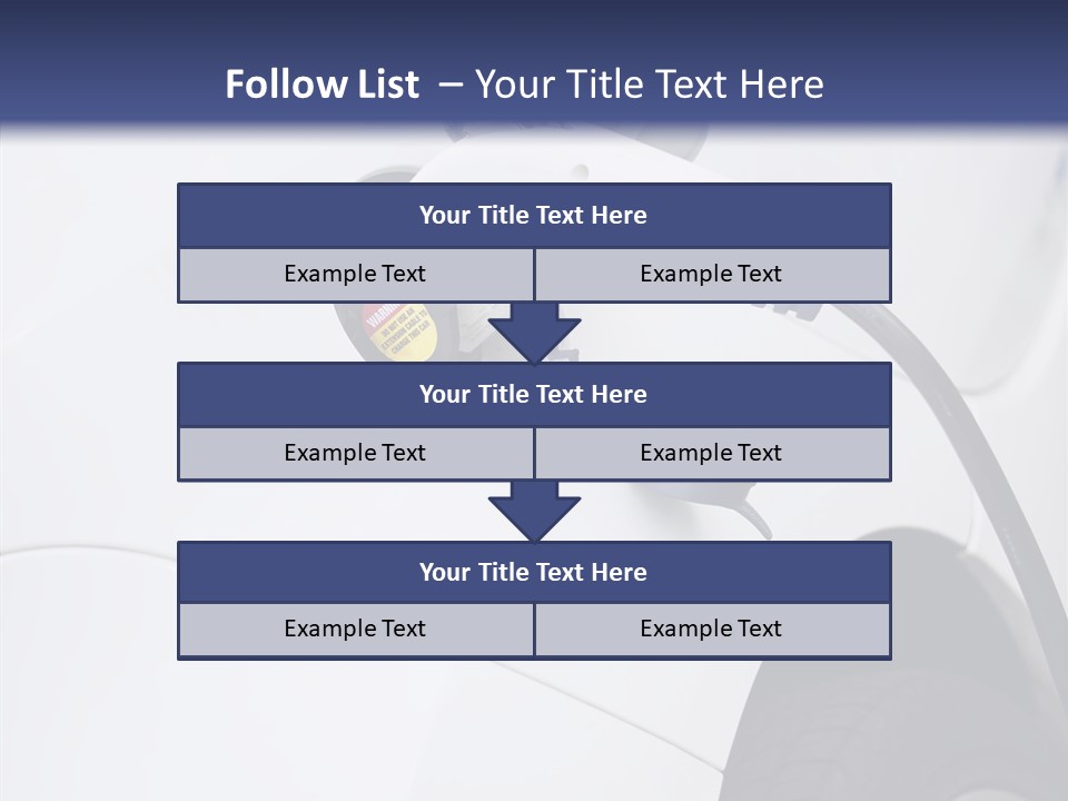 Electric Plug Automobile Sustainable PowerPoint Template