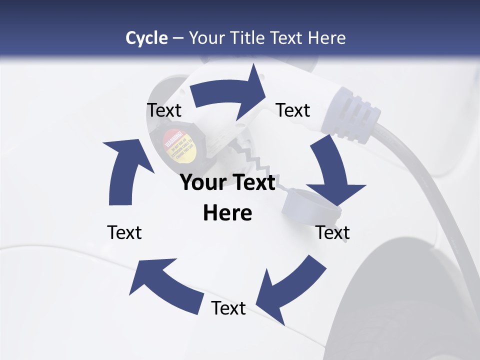 Electric Plug Automobile Sustainable PowerPoint Template