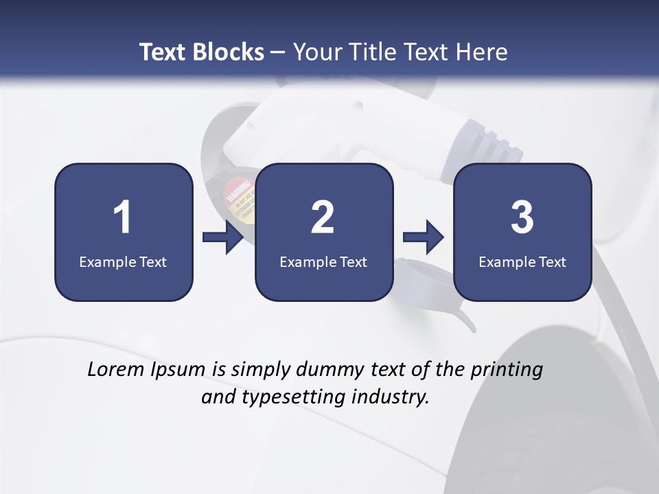 Electric Plug Automobile Sustainable PowerPoint Template