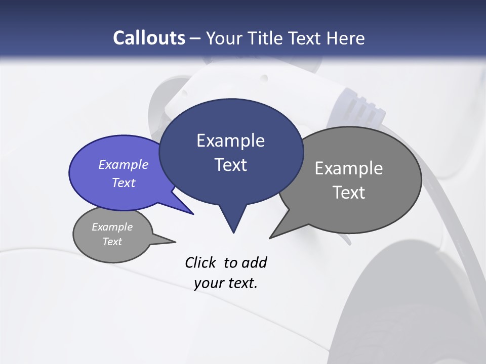 Electric Plug Automobile Sustainable PowerPoint Template