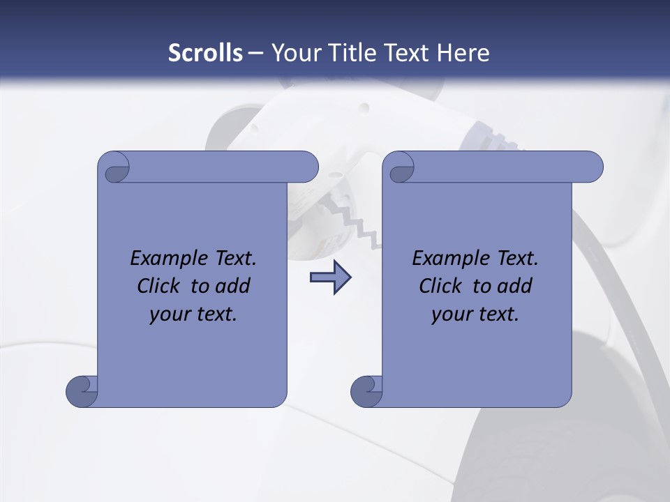 Electric Plug Automobile Sustainable PowerPoint Template