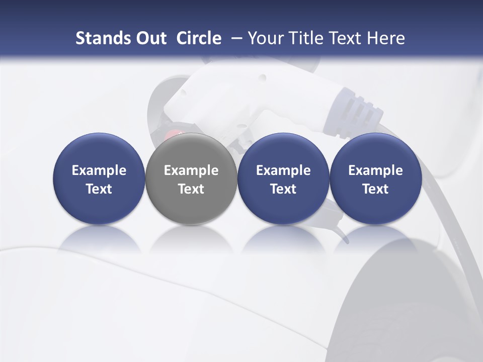 Electric Plug Automobile Sustainable PowerPoint Template