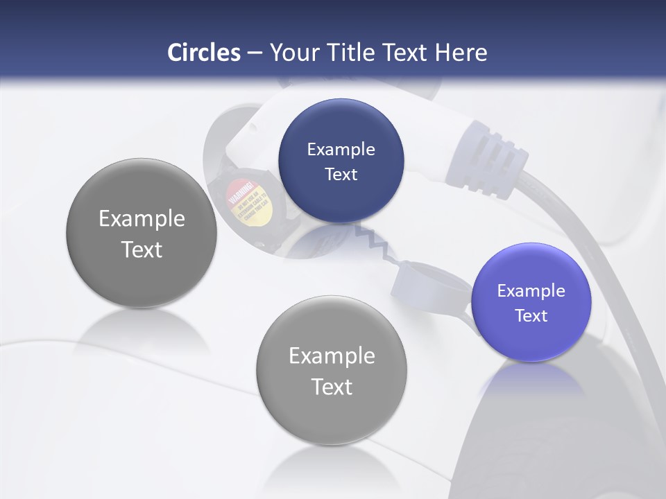 Electric Plug Automobile Sustainable PowerPoint Template