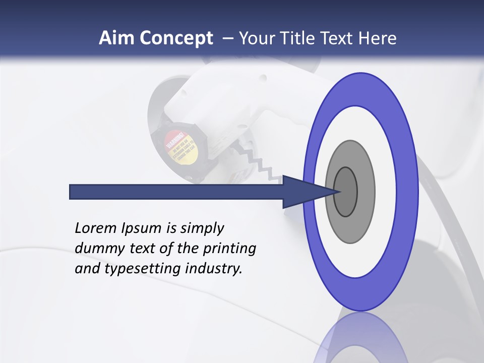 Electric Plug Automobile Sustainable PowerPoint Template