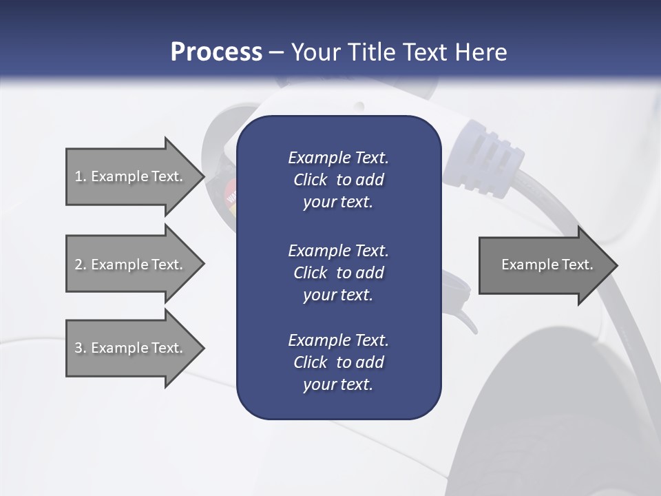 Electric Plug Automobile Sustainable PowerPoint Template
