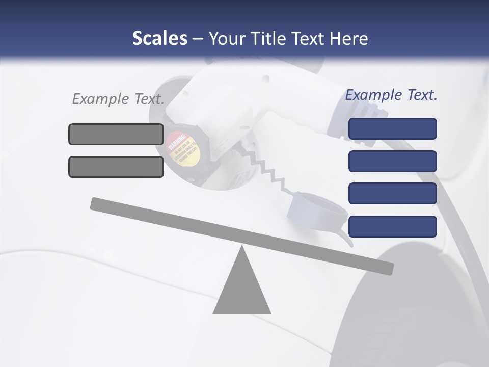 Electric Plug Automobile Sustainable PowerPoint Template